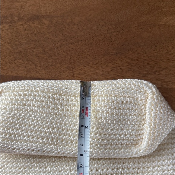 The Sak Cream crocheted mini Shoulder Tote - Picture 5 of 9